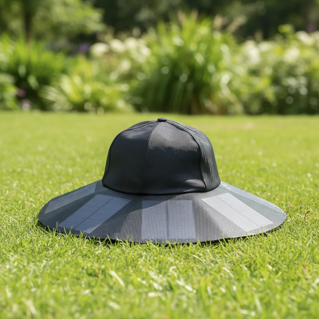 15W Solar-powered Foldable Solar-powered Sun Hat Foldable Solar Hat Solar-powered Hat Solar-powered Sunshade