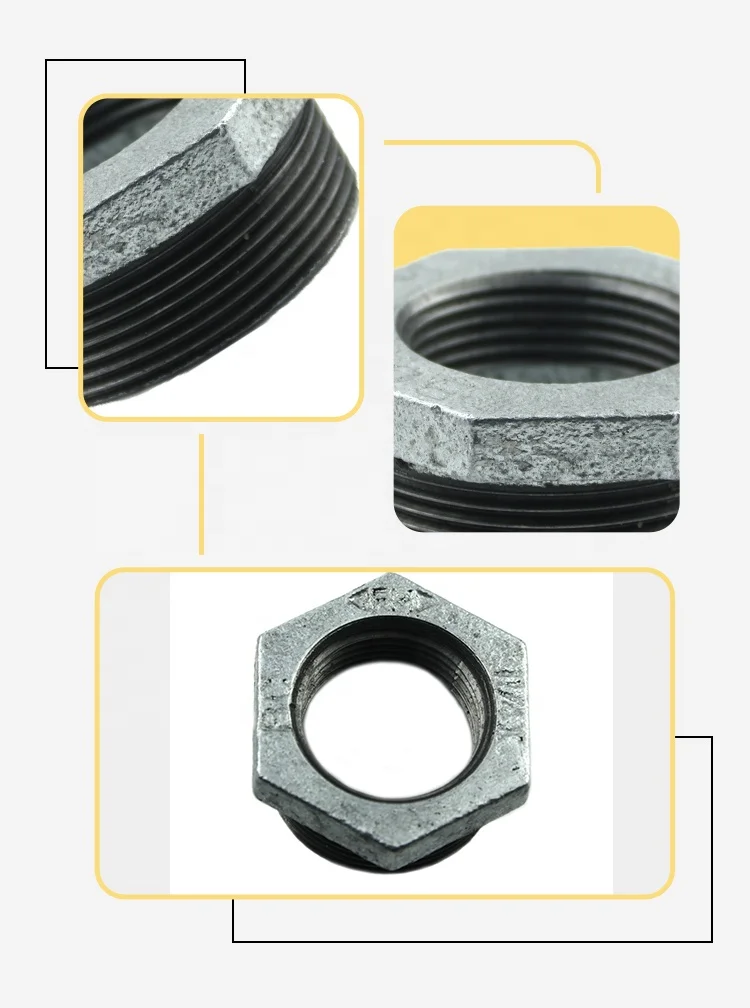 FM Casing Galvanized Malleable Cast Iron Oil and Gas Pipe Fittings Gi Fitting