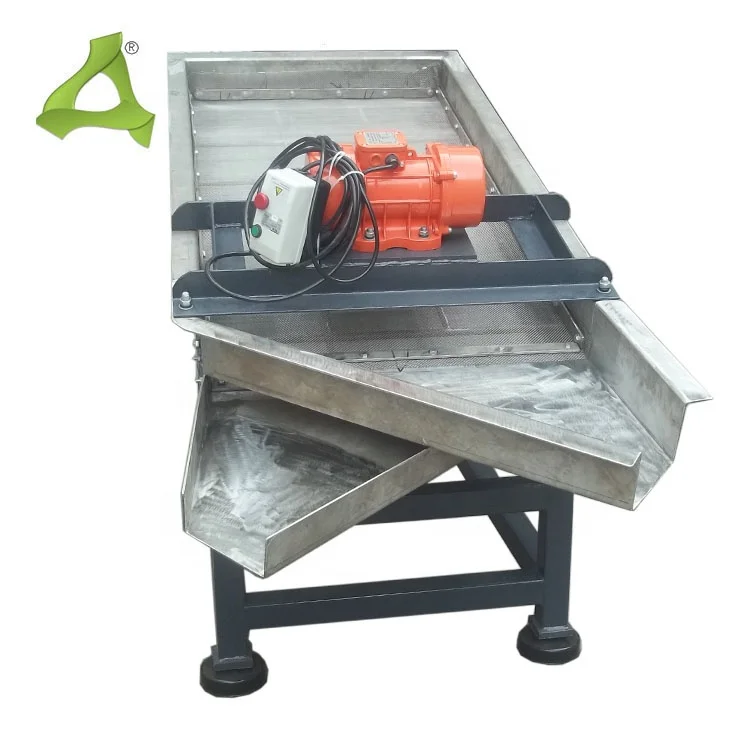 Linear Vibrating Sifting Machine 2 Deck Vibrating Screen for Worm Bsf Larvae Separator Black Soldier Fly Larvae Sieving Machines