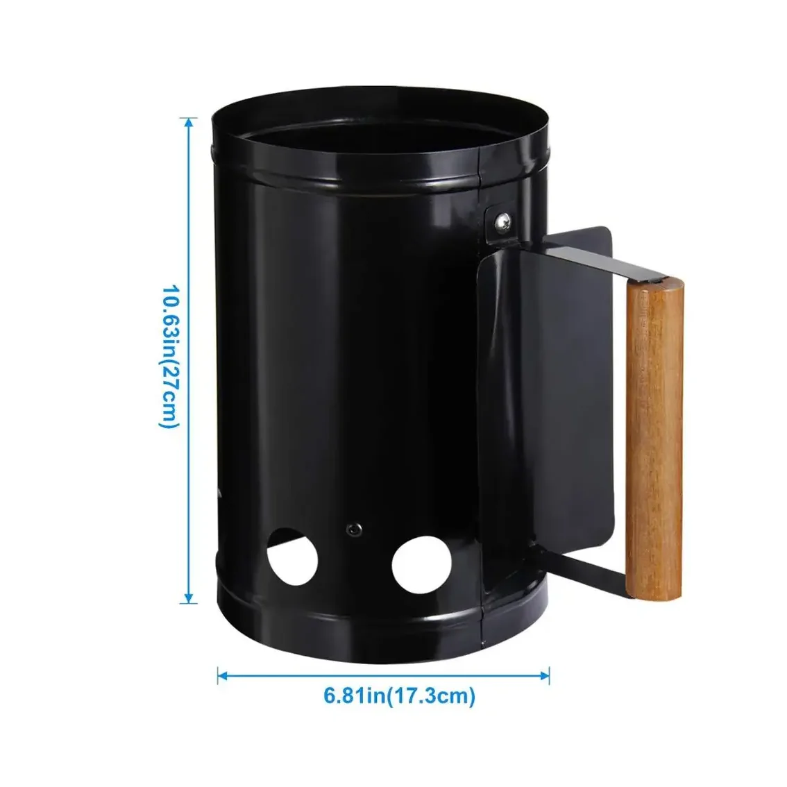 Black Iron Barbeque Chimney Charcoal Starter Fire Starter Buy Fire