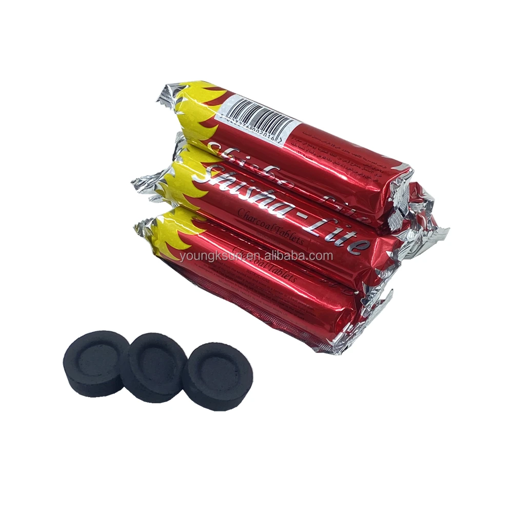 YKS Libya Big Yellow Box Customized Smokeless Instant Shisha Coal Hookah Charcoal
