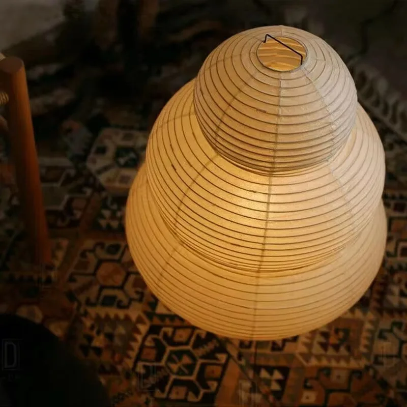 Creative Home Decoration Rice Paper Table Lamp Japanese Akari Lamp Art Handmade Paper Lamp