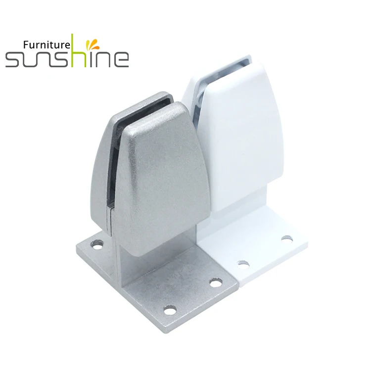High Quality Office Table Partition Clamp Decorative Support Holding Clamp Aluminium Desk Screen Clip