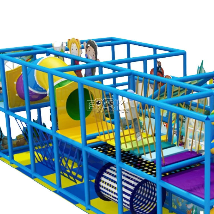 New Design Indoor Outdoor Commercial Blue Amusement Park Equipment