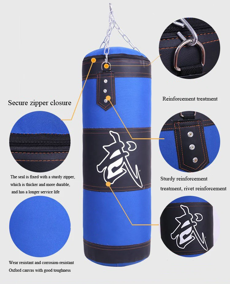 Adult Fitness Training Hanging Kick Sandbag Heavy Man Punching Bags