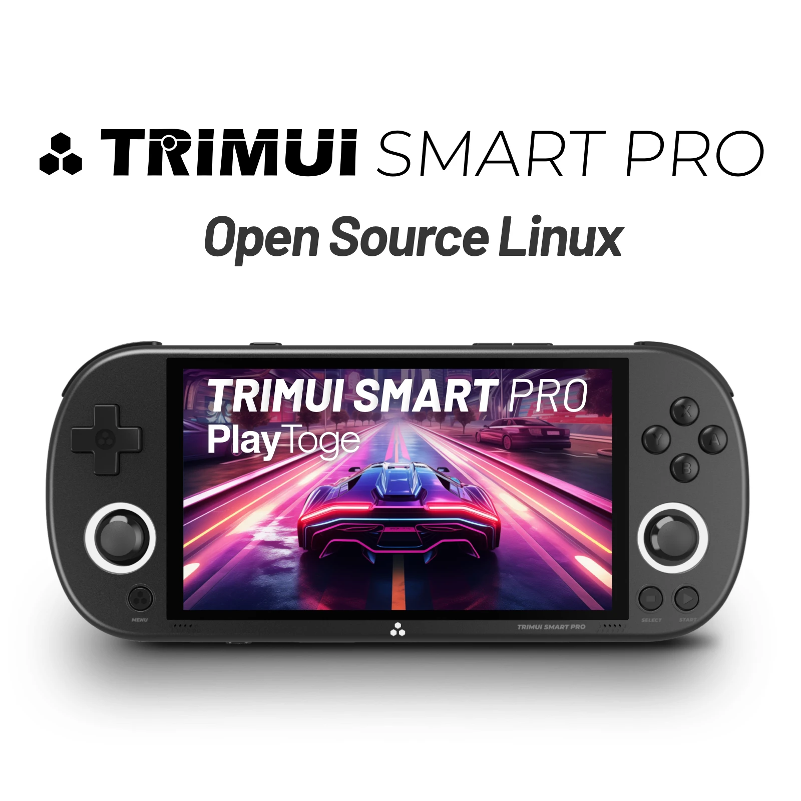 Gray Trimui Smart Pro Retro Classic Handheld Game Console 4.96