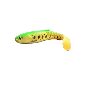 Silicone T-Tail Soft Lure Bionic Girella Fish Simulation Fake Bait Fishing Tackle – Soft Lure – view 2
