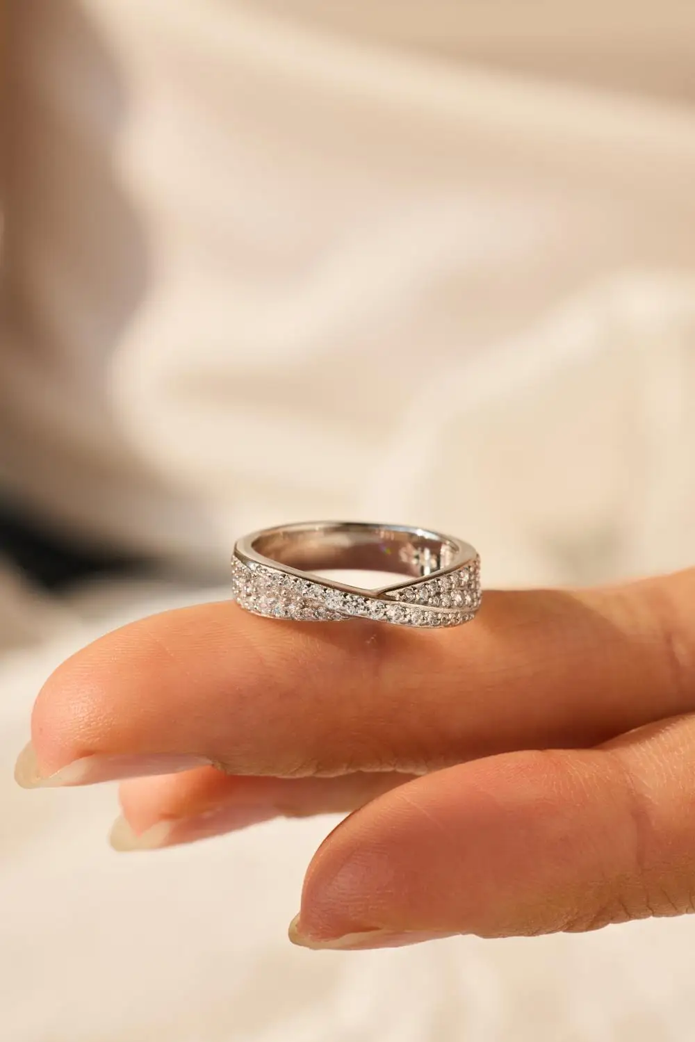 KAKODIY 5A Luxury Jewelry Ring Women Wedding Engagement Zirconia 925 Sterling Silver Ring detail 1