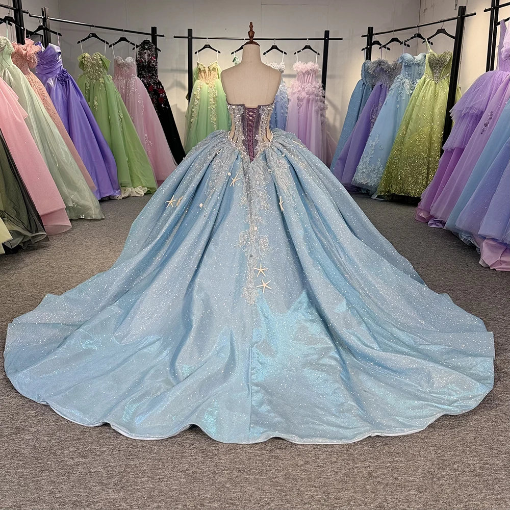 beach quinceanera dresses Starfish Sweetheart for Girls Dy6836-1 المقاس:S Black and Tan Dress Black Maternity Crepe Bridesmaid Navy Blue