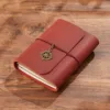 Burgundy with notebook and card holder