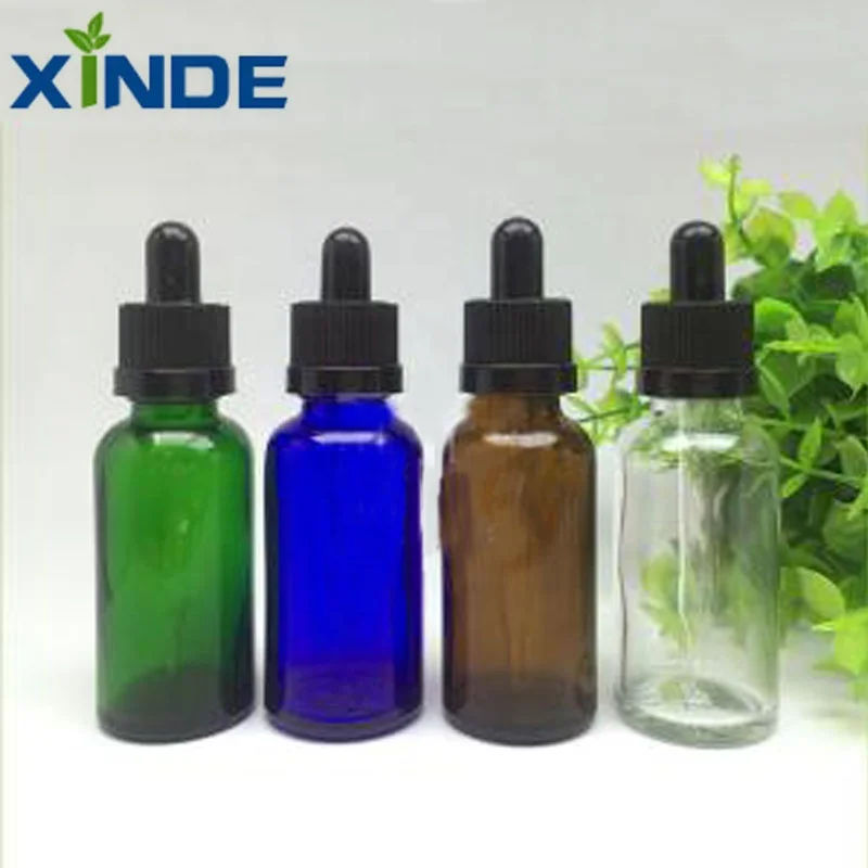 Fancy cosmetic packaging 3ml 5ml 10ml 30ml 50ml 10ml amber black essential oil glass dropper bottles