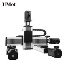 Umot 3 Axis Cnc XYZ Table Linear Guide Rail Gantry Robot Kit with Stepper Motor