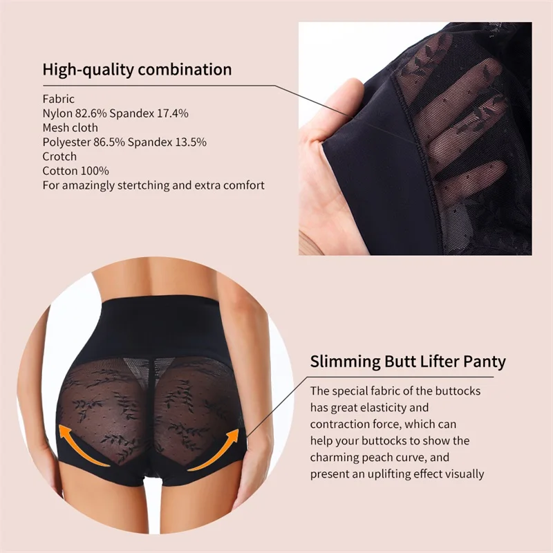 Wholesale Plus Size Full Body Slim Shorts Butt Lift Shapewear Tummy Control Panty Underwear High Waist Trainer Shaper