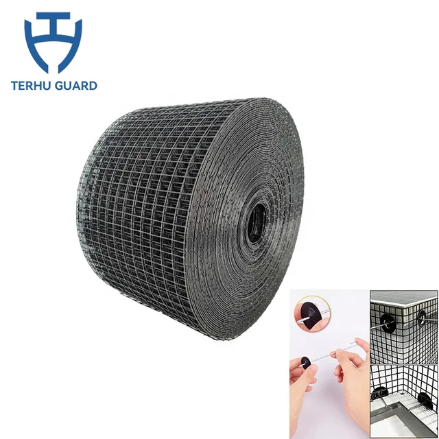 10Inch X 100ft Critter Guard Roll 1.5mm PVC Coated Welded Steel Mesh Protect Solar Panels Rodents Pigeon Guards for Solar Panels