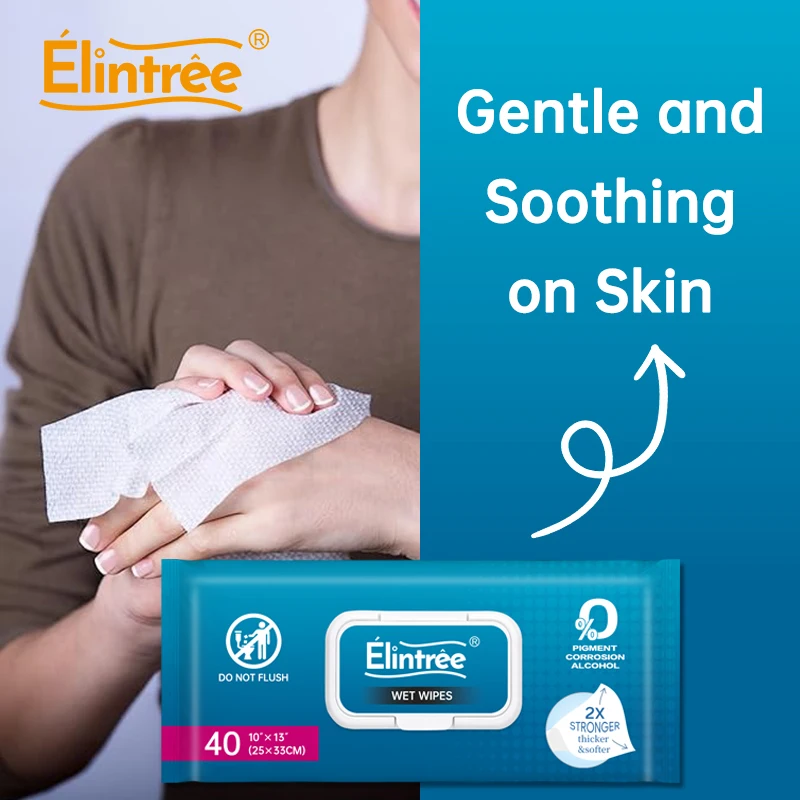elintree adult cleaning wipes