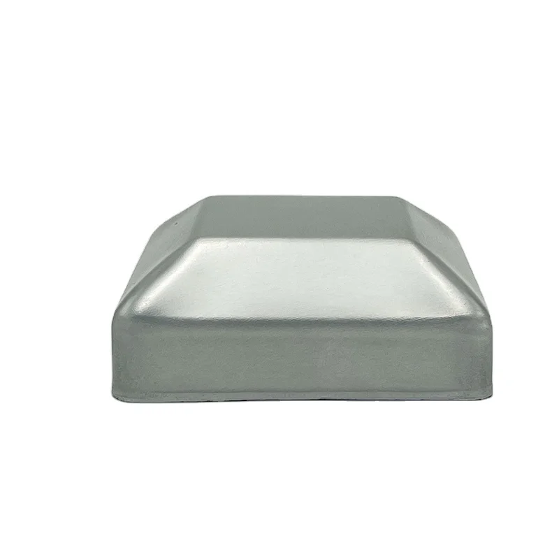Unpainted Original Color Aluminium 3.5x3.5 Fence Post Cap End Caps For