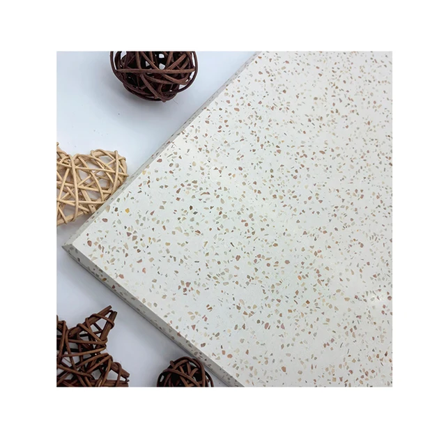 Stable Quality colorful Artificial Terrazzo Stone Interior Decoration Cement Material wall and floor tiles