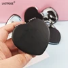 black heart hand mirrors