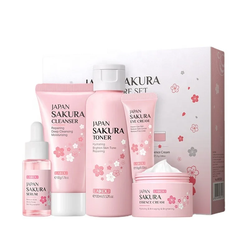 LAIKOU Japan Sakura 商品 5点セット 保湿・美白・エイジング対策