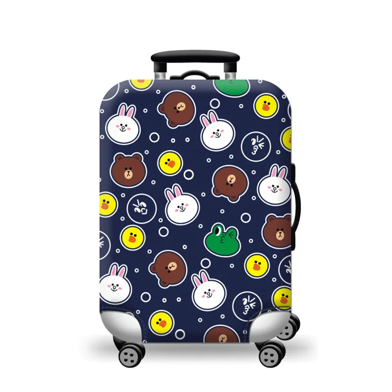 Beautiful Custom Protective Cover High Elastic Waterproof Spandex Luggage Cover