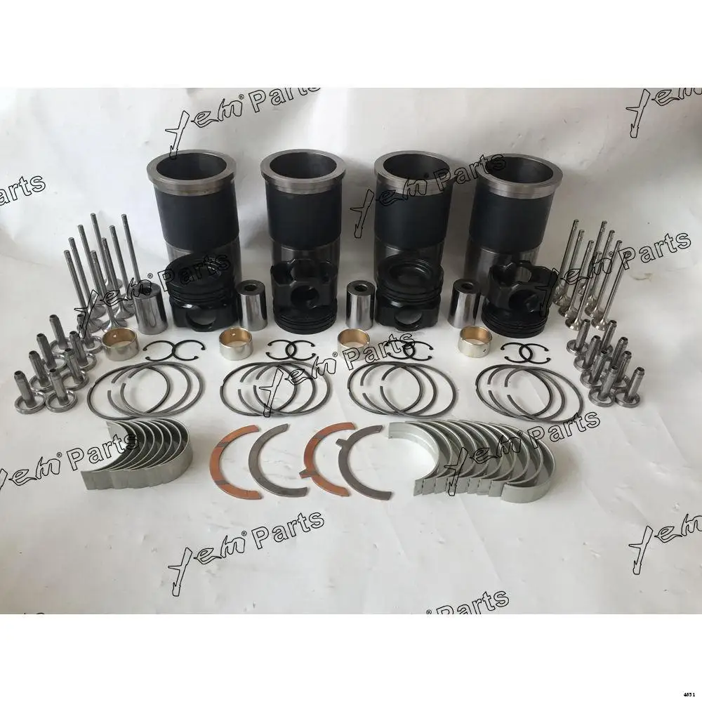 Japan OEM Parts D934 Overhaul Rebuild Kit With Piston Rings Liner Valve Bearings for Liebherr