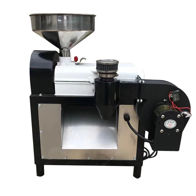 Semi-automatic High Efficiency Electric Coffee Bean Sheller Dry Coffee Beans Peeling Hulling Machine