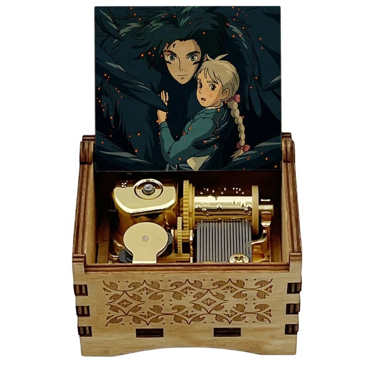 Music Box Musical Boxes Anime  Music Box Anime Songs  Music Box Anime  Black  Wood  Aliexpress