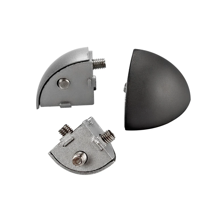 Aluminum Profile Connection Accessories 3030R 4040R 3D Connector Semi-circular Aluminum Profile Arc-shaped Connector