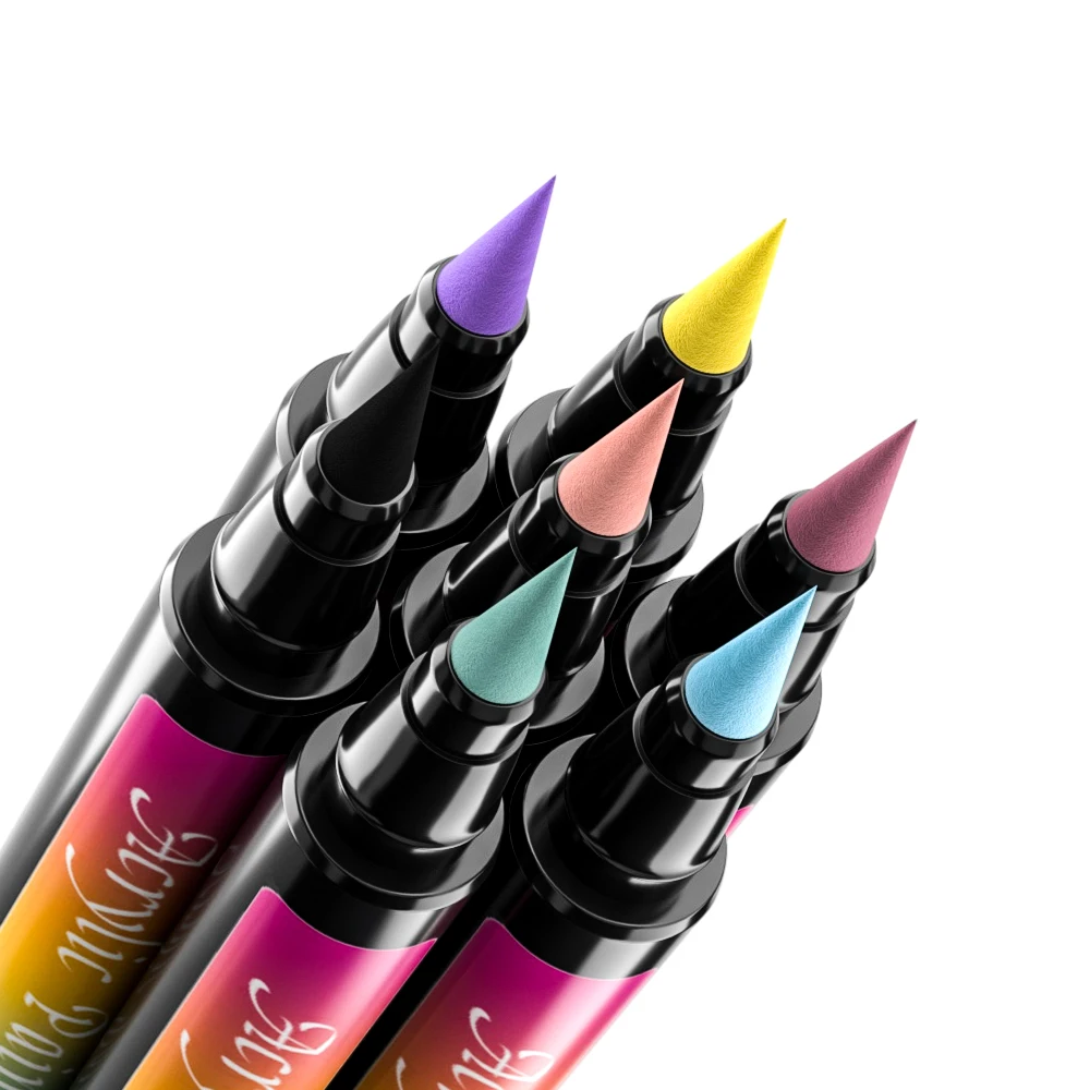 アクリルペイントペン 24本 マーカー ロックペイント 中字 (2mm