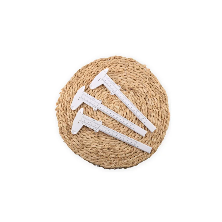 Горячая Распродажа хорошая цена Пластиковый штангенциркуль с нониусом линейка для татуажа