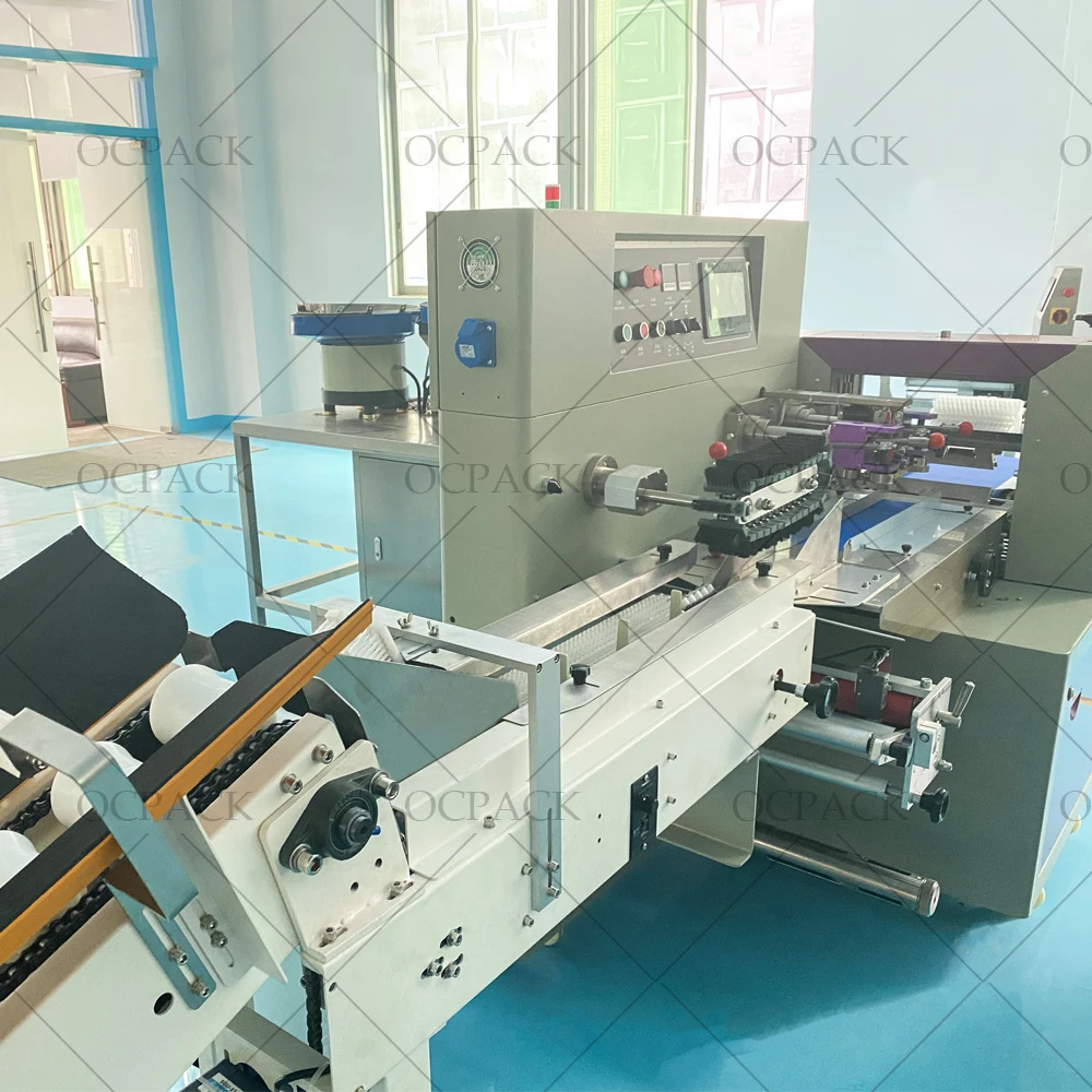 Automatic Fruit Persimmon Packing Machine for Tangerine Lemon Orange Flow Packing Machine