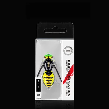Floating Topwater Wasp Noise Popper Lure, Bionic Fake Bait for Black Bass, Topmouth Culter, Black Pit Fishing – Popper – view 5