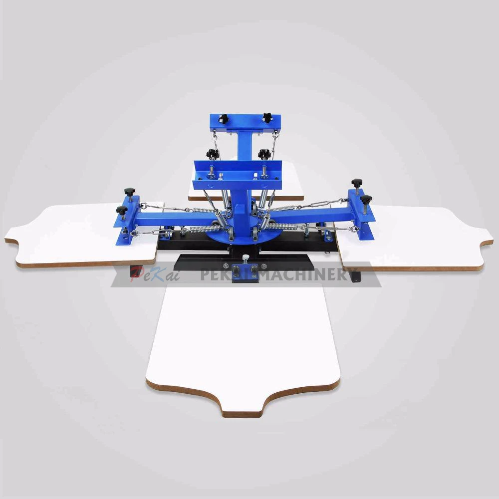 thumbnail interactive-video image 1 of NTL Magnum 4x4 Screen Printing Press – 4 Color, 4 Station – Manual, Made In USA 1 of 2