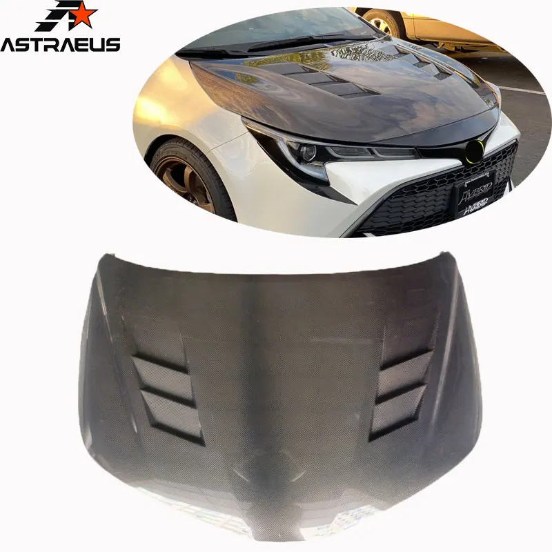 Toyota For Corolla 2019-2022 Hood New Carbon Fiber Engine Bonnet