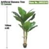 Albero di Banano Artificiale 150 cm 4,9 ft 15 Foglie