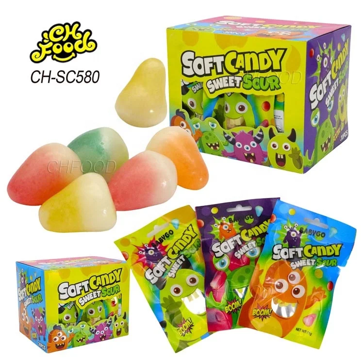 Wholesale Hot Selling Color Monster Gummy Jelly Sour Candy Sweets for Kids