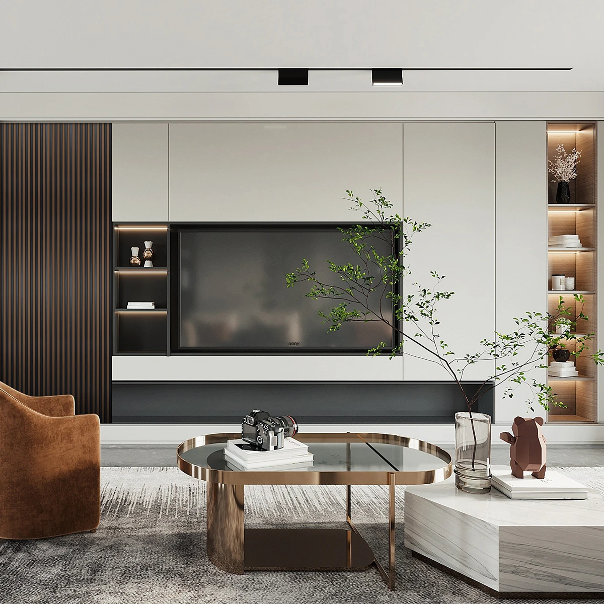 Wangbin Building Materials 3D Wood PS Panel Wall PS Cornice Wall