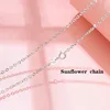 Catena a girasole (larghezza 2 mm)
