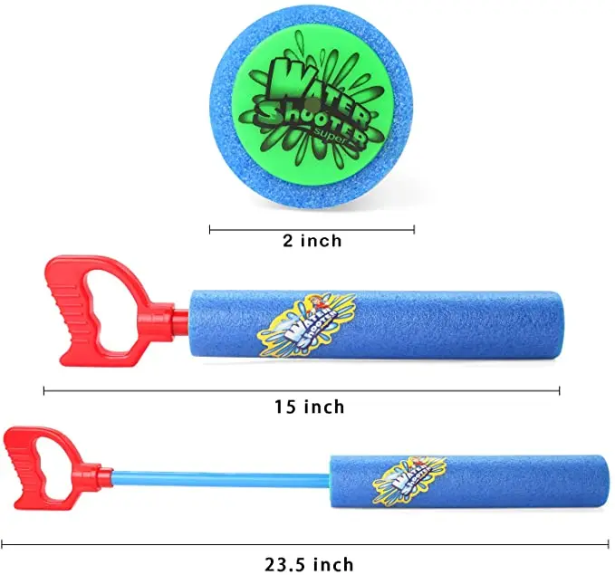Water Guns Shooter Super Foam Soakers Blaster Squirt Guns,Pool Noodles