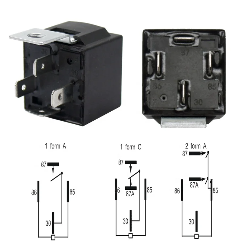 New 12V 24V 40A SPDT DC Power Auto Battery Relay 4 Pin Car Relay
