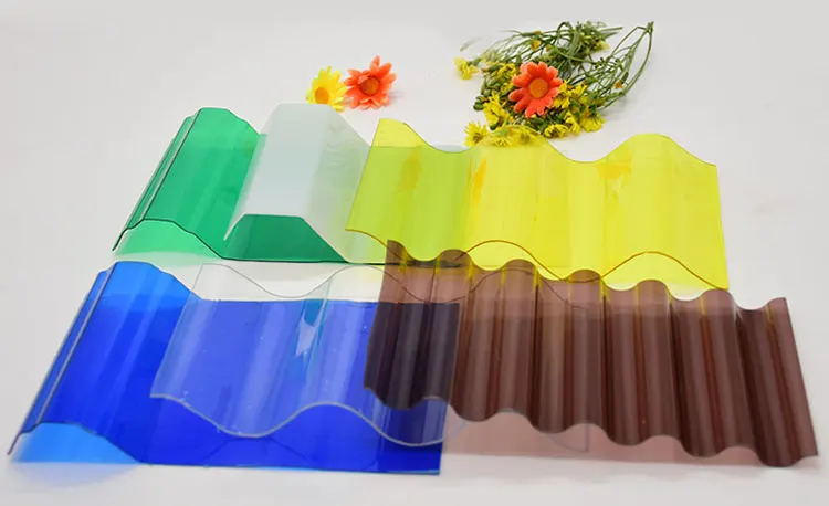 Factory Cheap Price Uv Clear Polycarbonate Roofing Sheet Panel / Corrugated clear Hard Plastic Pc Sheets