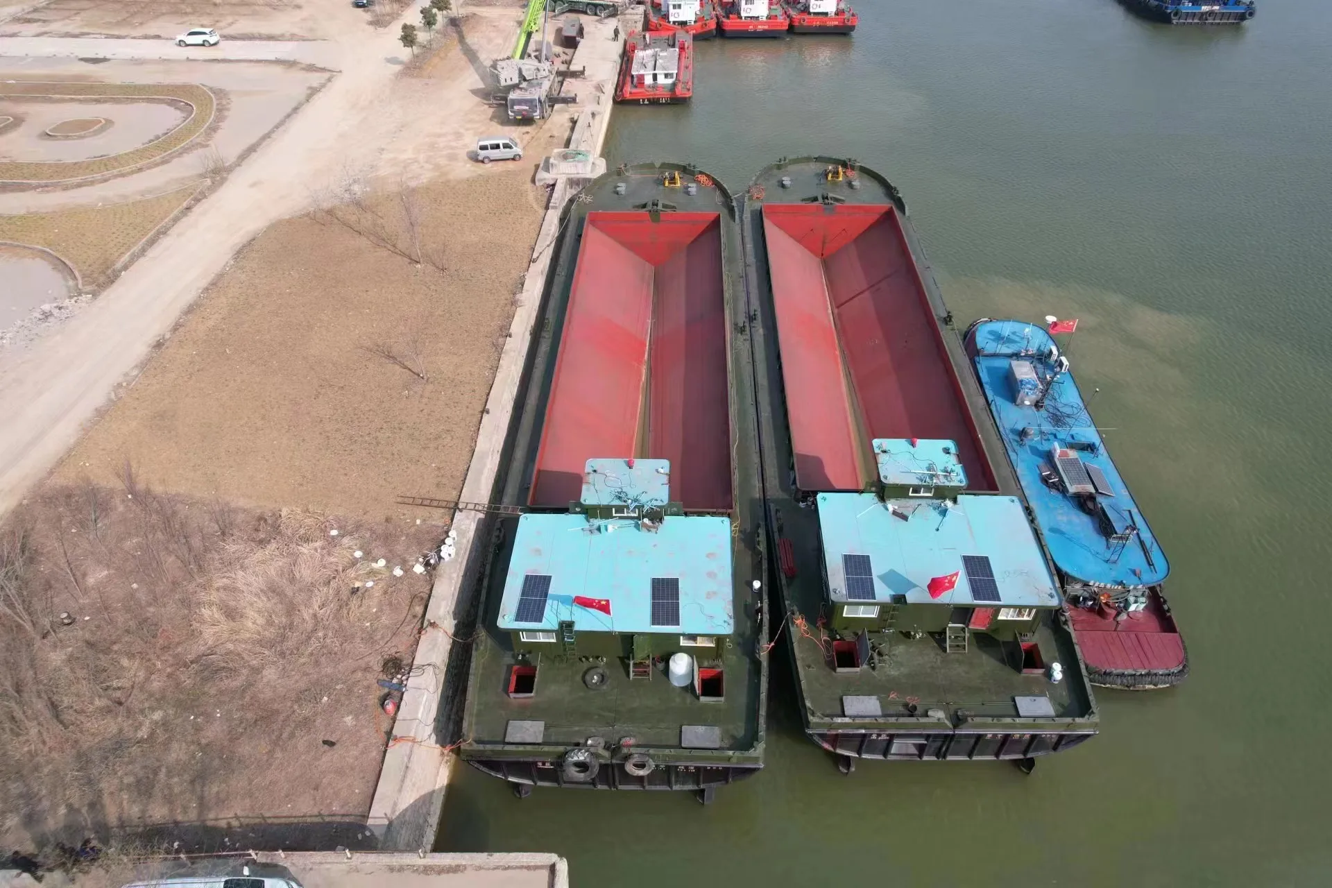 Split Bottom Mud Hopper Barge for Dredging Project