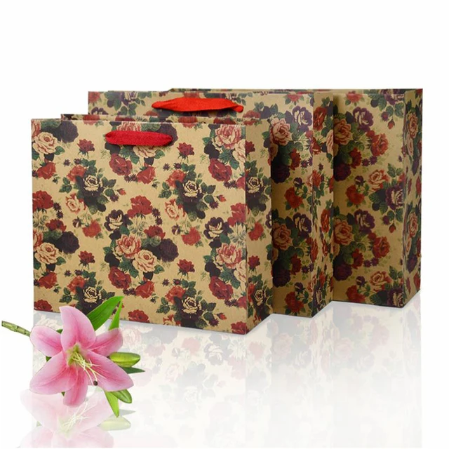 Excellent Quality paper shopping bag with LOGO Luxury Reusable Shopping Paper Bag Package with Nylon Rope Handles