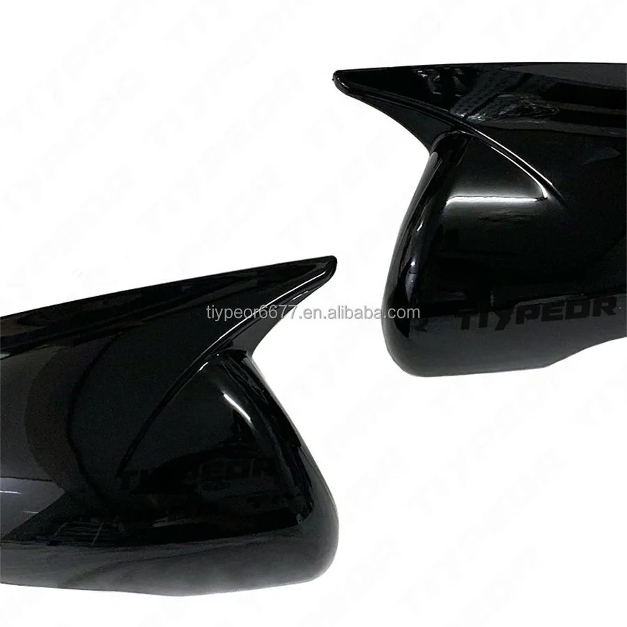 product for kia sorento 2016   2019 tiypeor new gloss black door rear view mirror cover trim  exterior accessories body kits-4
