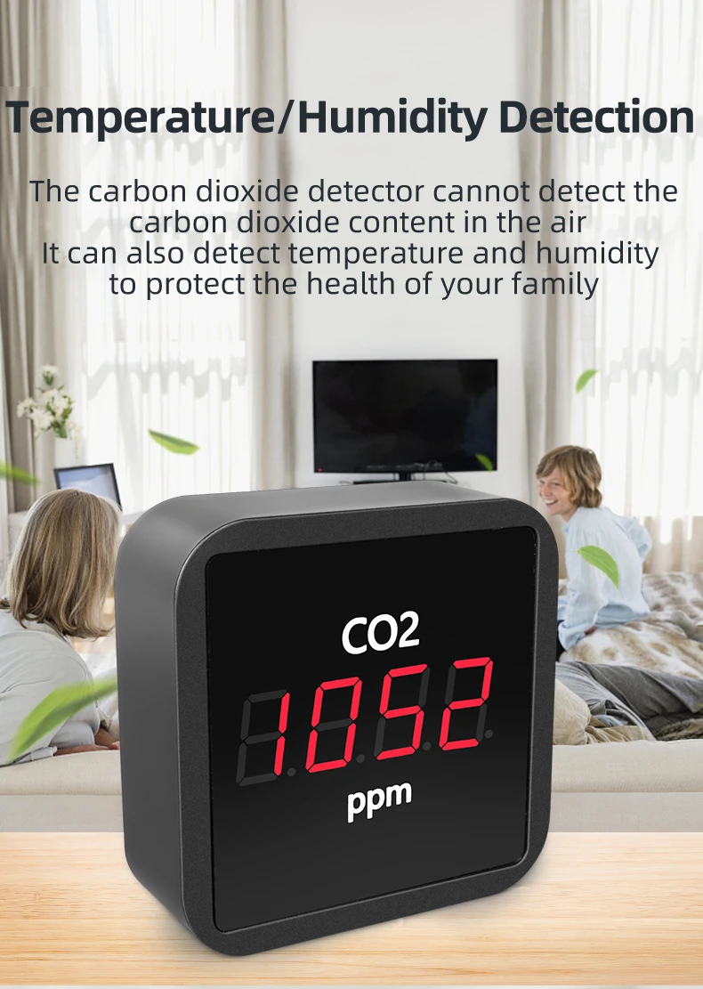 Tuya Smart Zigbee/wifi Carbon Dioxide Detector Sensor Infrared Co2 ...