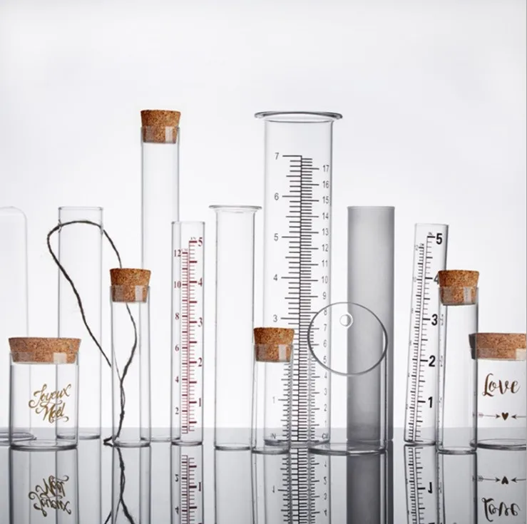 Different Size Glass Plastic Test Tube With Cork Stopper Buy Borosilicate Glass Test Tube With