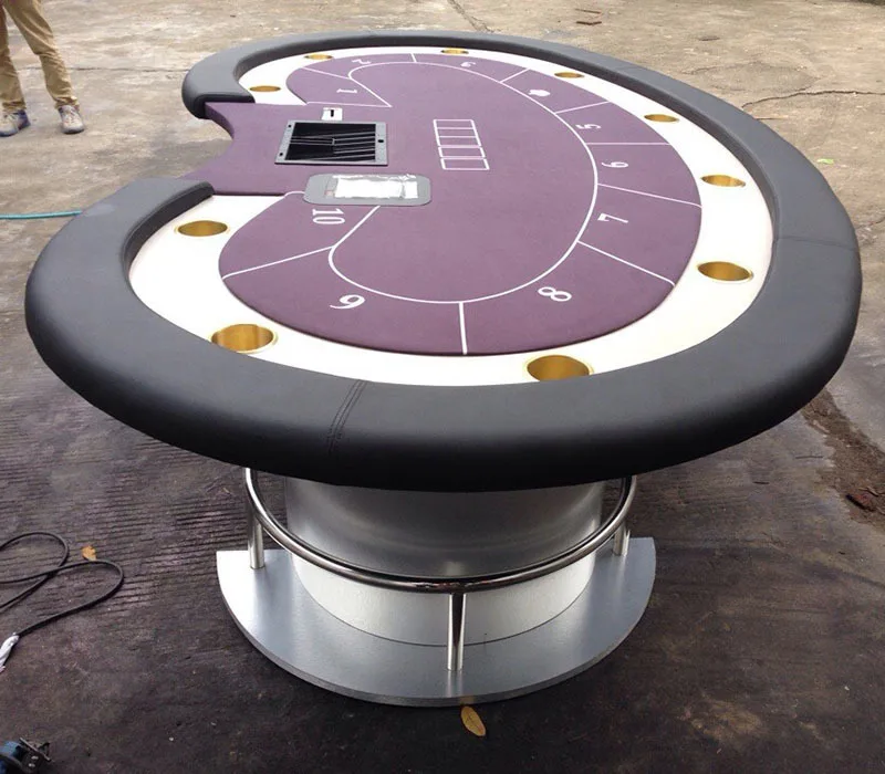 Покерный стол роскошные ножки из нержавеющей стали техасское казино