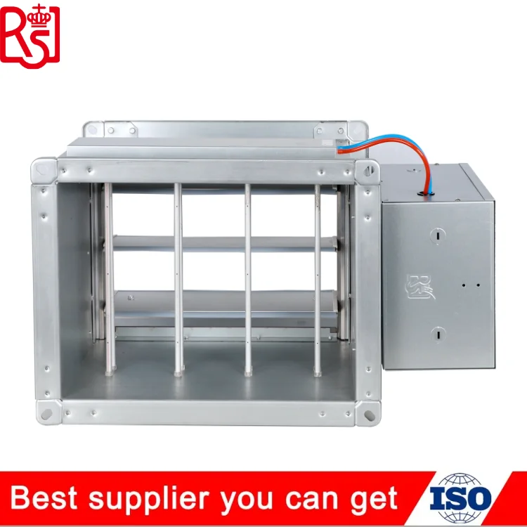 Hvac Ventilation element Vav Box High Speed Airflow Supply Motorized air Damper Vav CAV Box for Cleanroom Ventilation System
