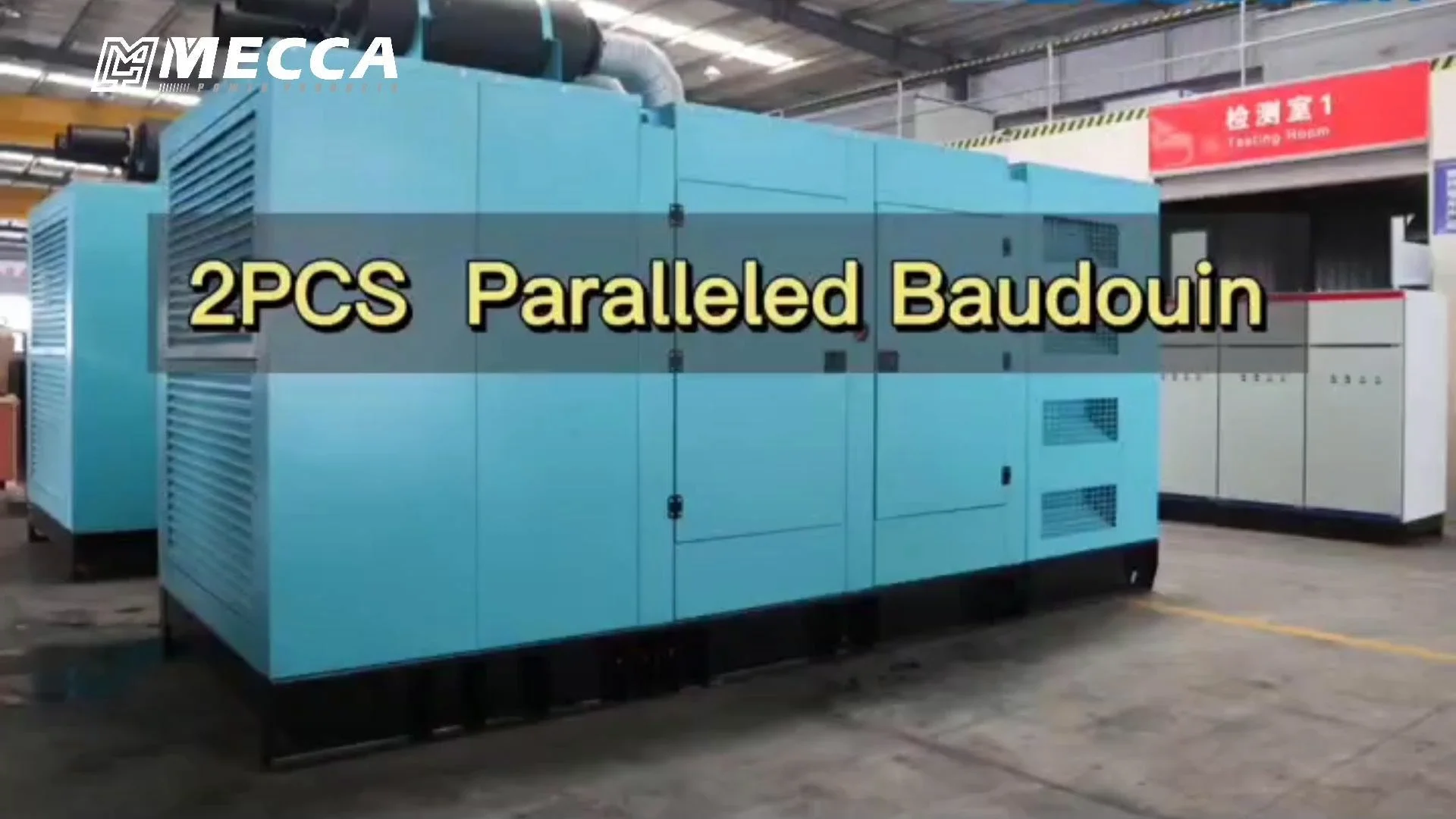 1000kw 1250kva Baudouin Groupe Electrogene Dynamo Diesel Engine Power