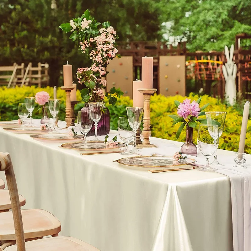 Прямая продажа с фабрики прямоугольная скатерть для конференц-отелей свадеб из пятен свадьбы вечеринки банкета украшение